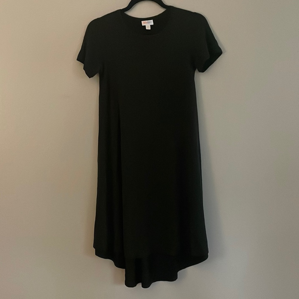 LuLaRoe XXS Carly. Solid Black.